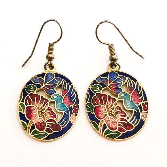 Jewelry - Vintage Hummingbird Earrings